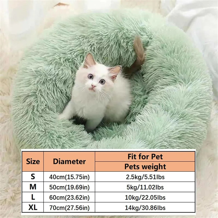 Plush Donut Pet Bed
