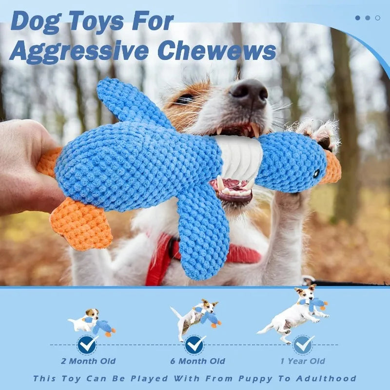 Squeaky Plush Chew Toy
