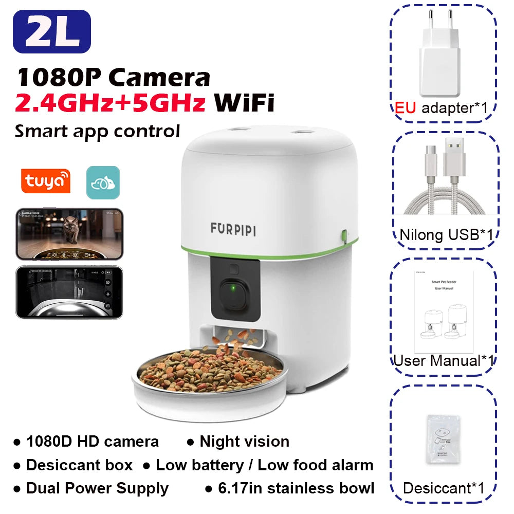 Smart Pet Feeder with Camera