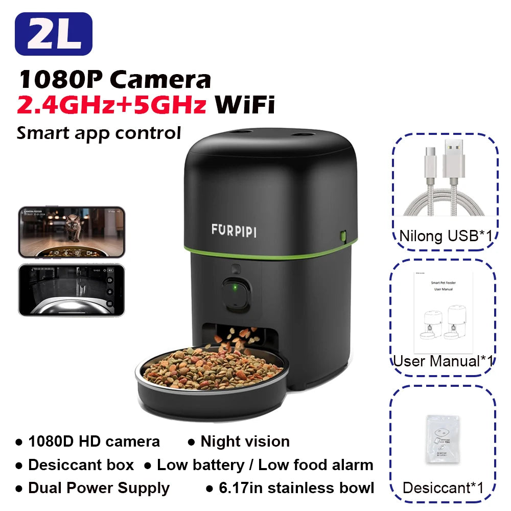 Smart Pet Feeder with Camera