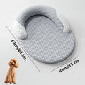 Cooling Ice-Silk Pet Bed size M shown with dimension measurements