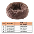 Plush Donut Pet Bed