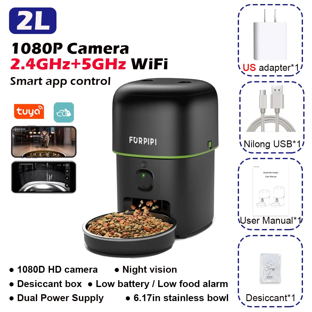 Smart Pet Feeder with Camera