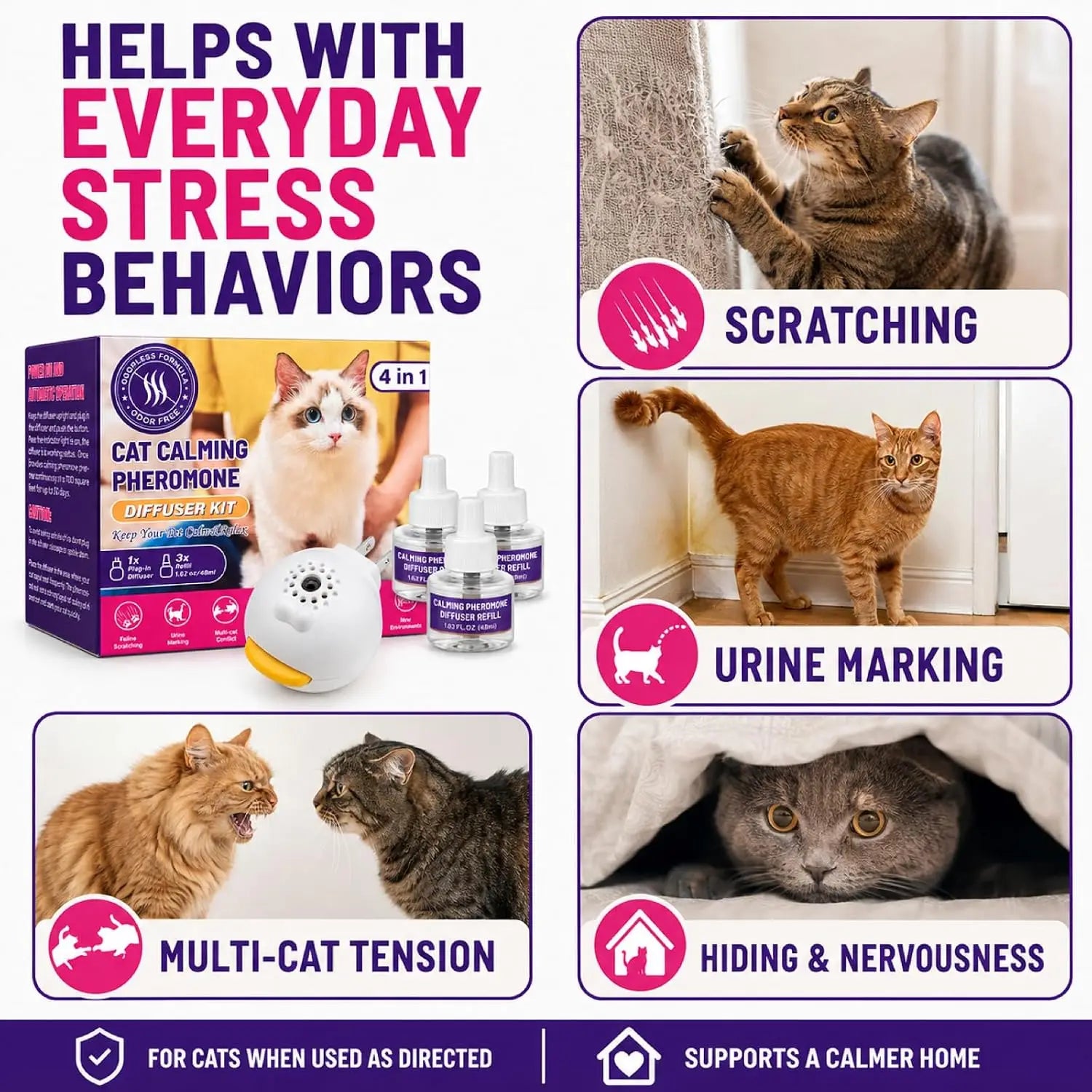 Calming Pheromone Diffuser Kit