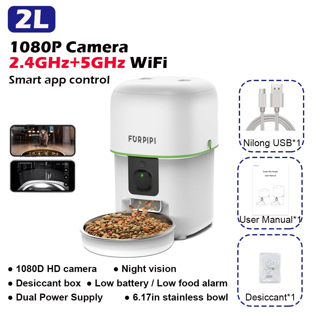 Smart Pet Feeder with Camera