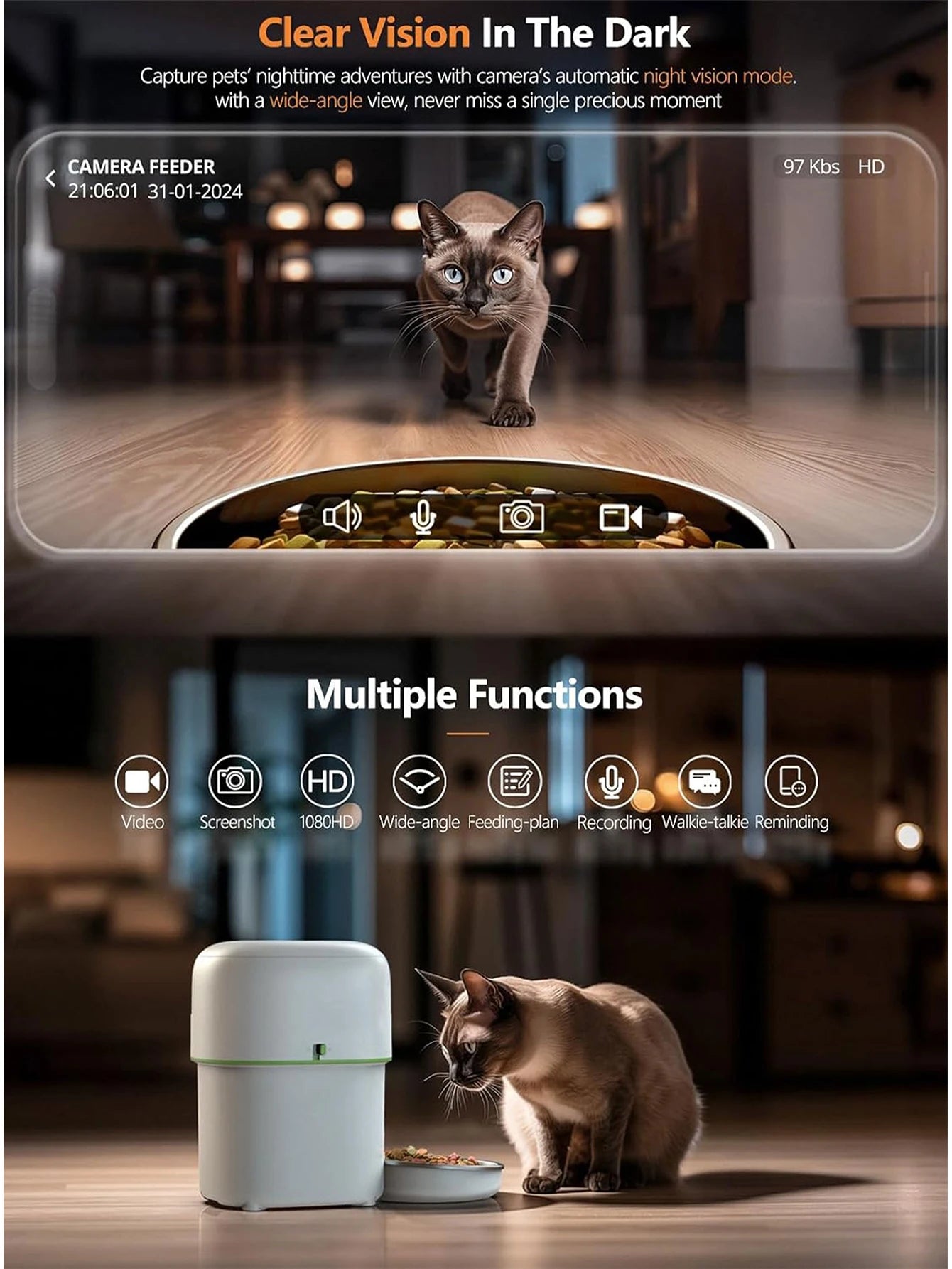 Smart Pet Feeder with Camera